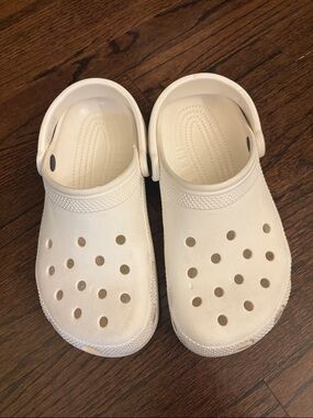 White Crocs